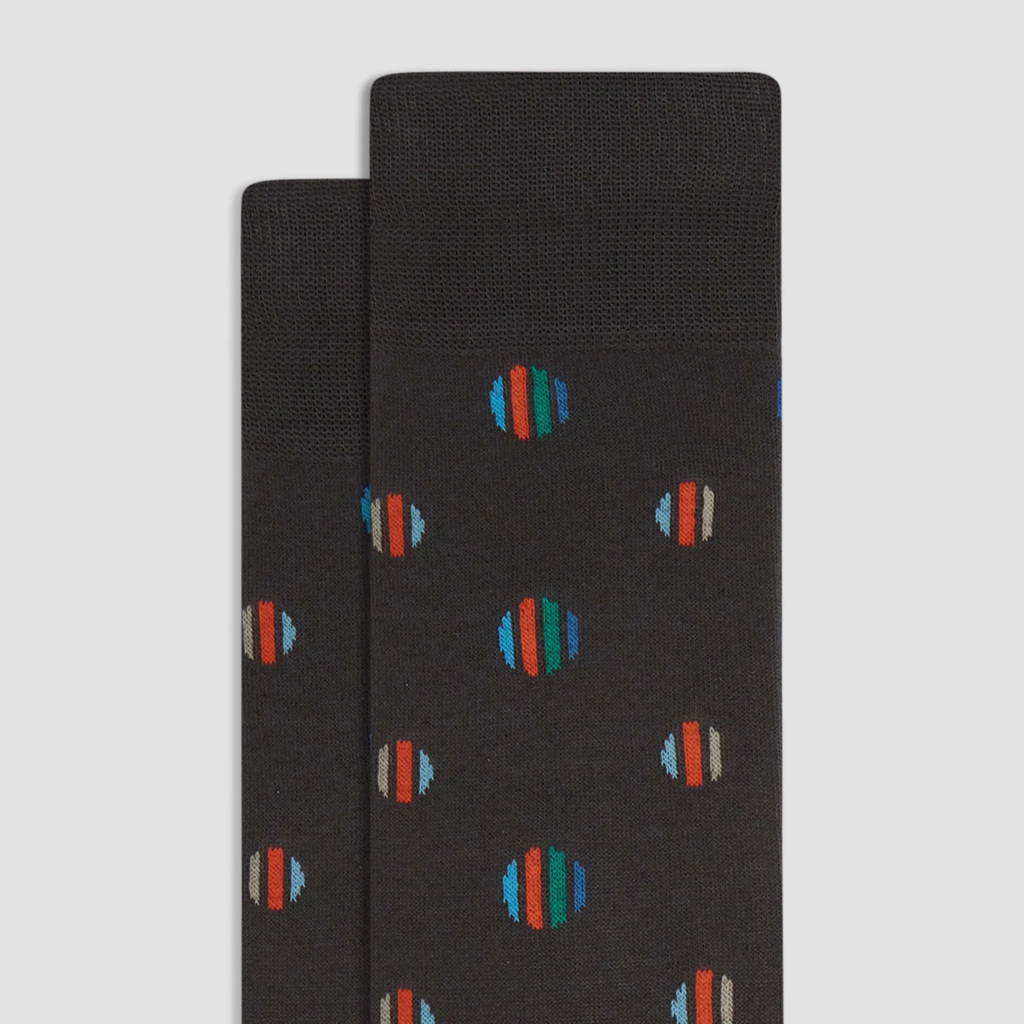 Abstract Mid-Calf Socks