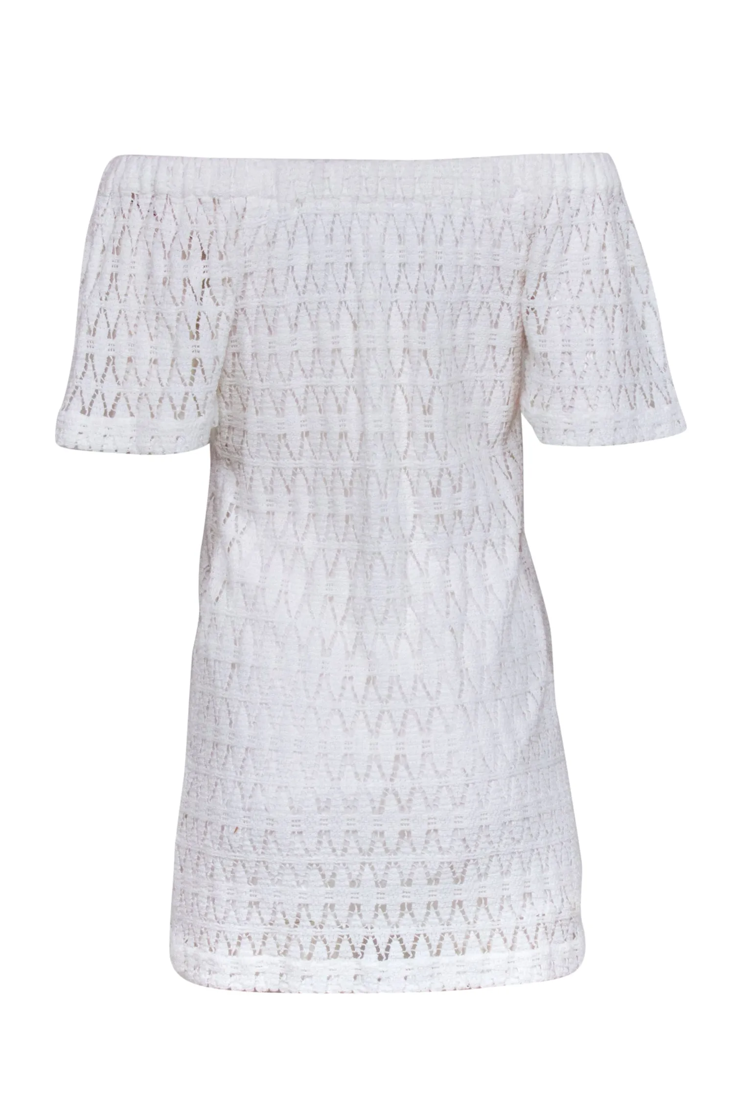 A.L.C. - Ivory Crochet Lace Off The Shoulder Dress Sz 2