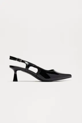 Alena Slingback Pumps - Black