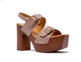 Andina 2 Band Buckle Slingback Sandal