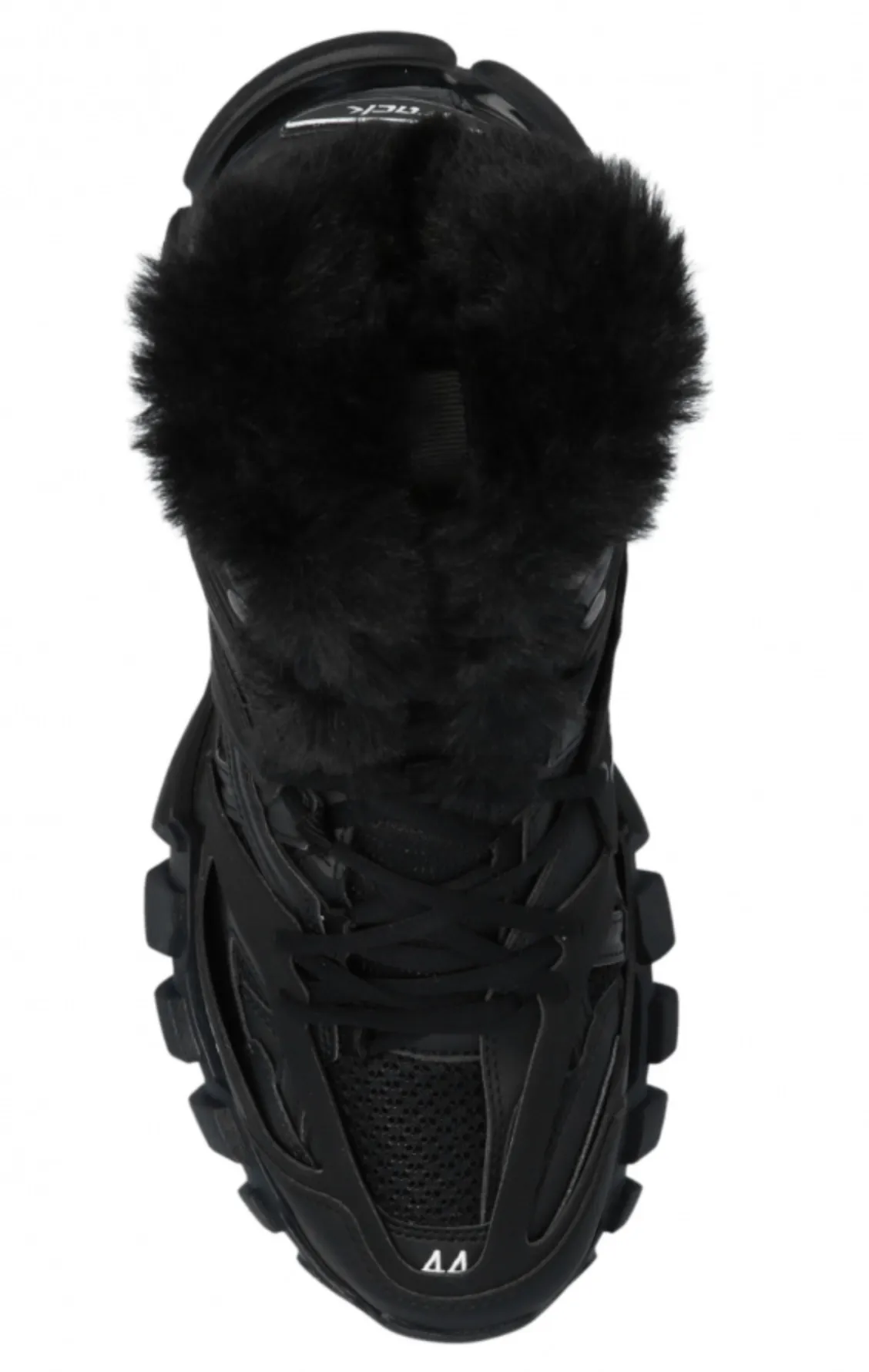 Balenciaga Track Hike Faux Fur-Lined Sneakers 'black'