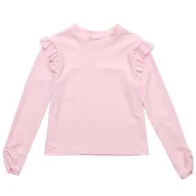 Ballet Pink LS Rash Top