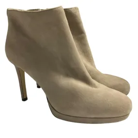 Boots Ankle Heels By Michael By Michael Kors In Grey, Size: 8.5