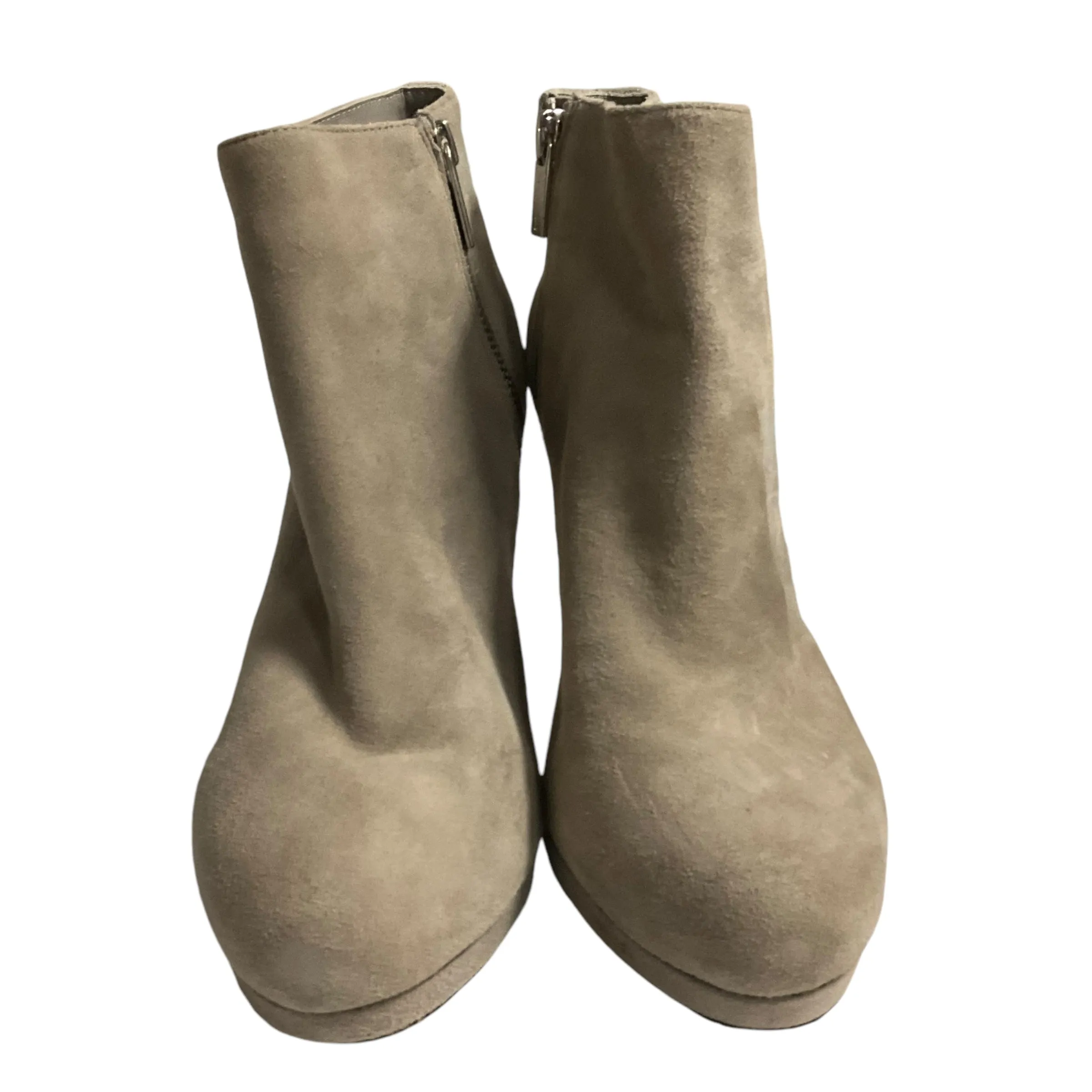 Boots Ankle Heels By Michael By Michael Kors In Grey, Size: 8.5