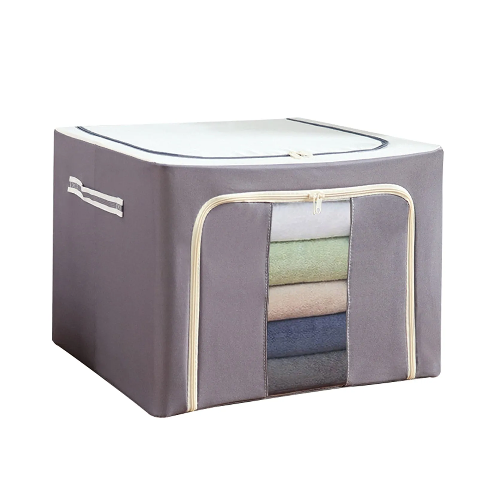 Cloth Clothes Steel Frame Transparent Storage Box