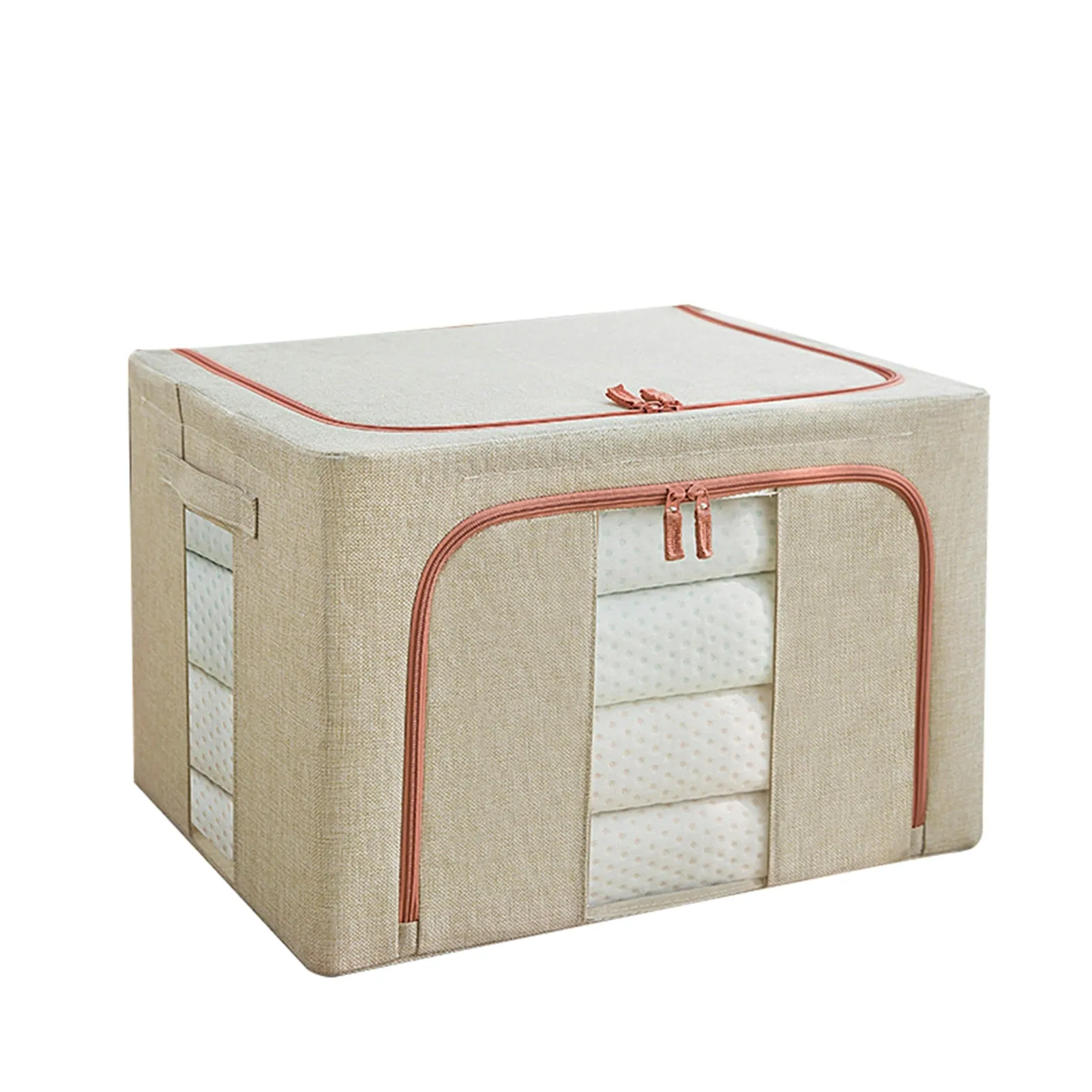 Cloth Clothes Steel Frame Transparent Storage Box