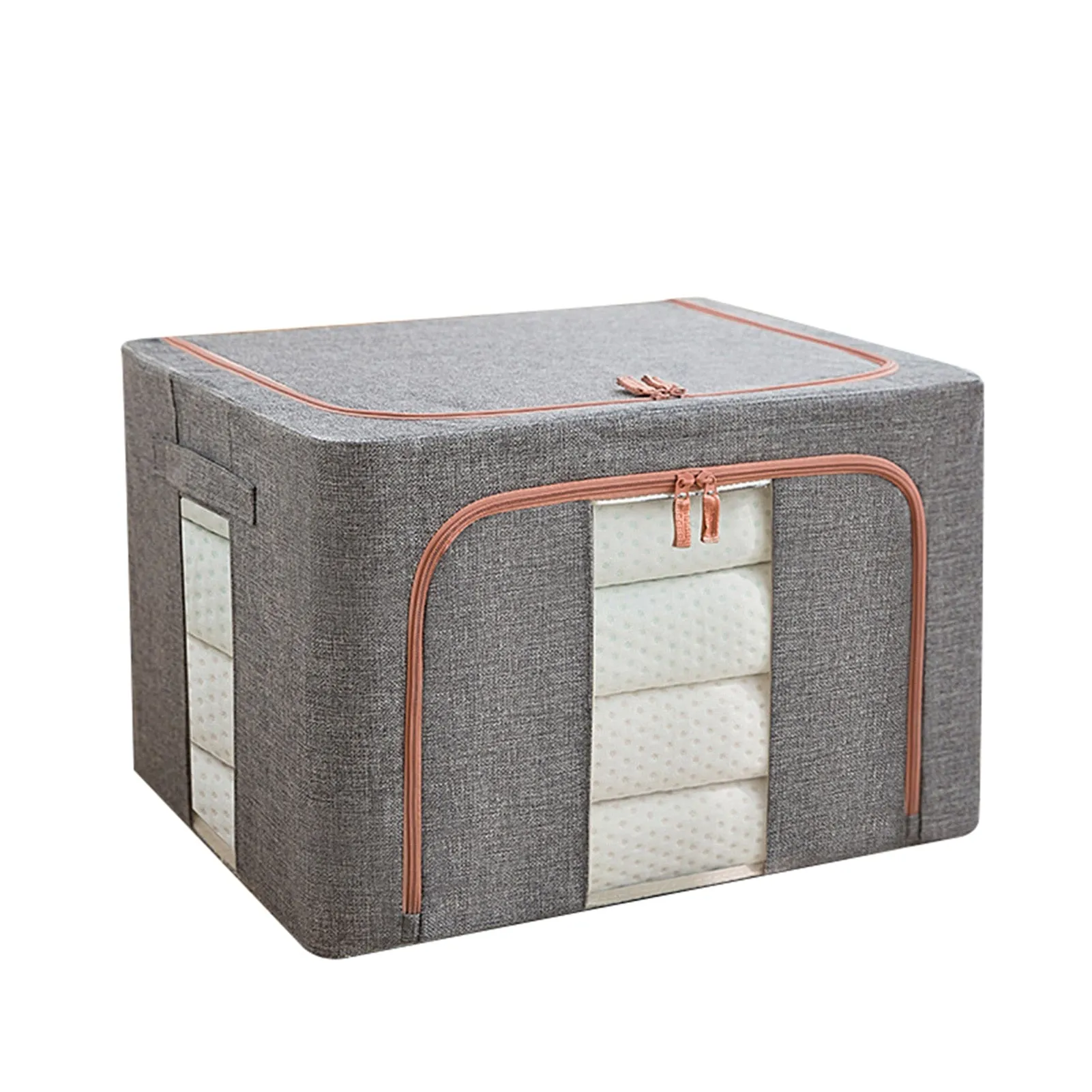 Cloth Clothes Steel Frame Transparent Storage Box