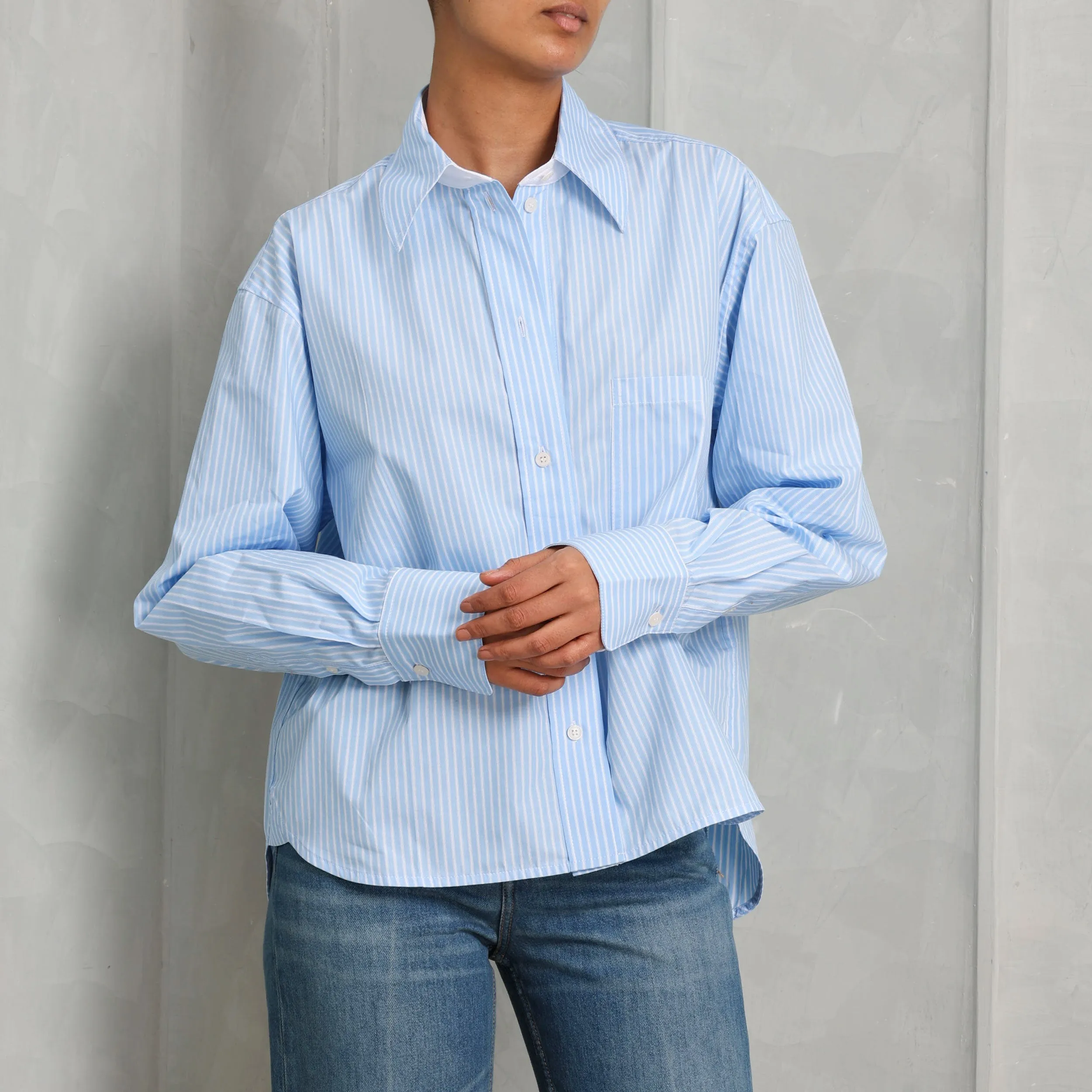 Cropped Long Sleeve Shirt