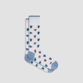 Cross Stitch Mid-Calf Socks