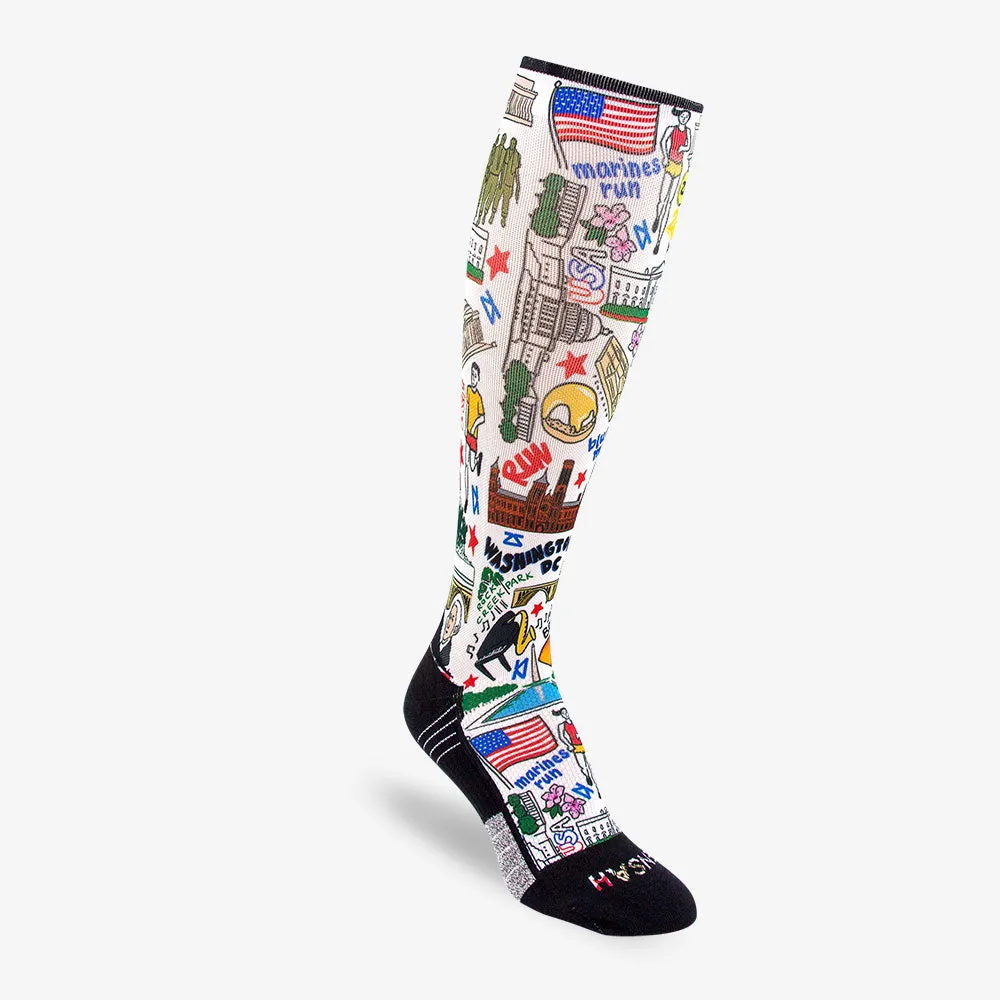 DC Doodle Compression Socks (Knee-High)