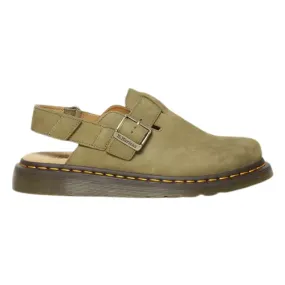 Dr.Martens Backstrap Mules - Jorge 11 - Olive Nubuck