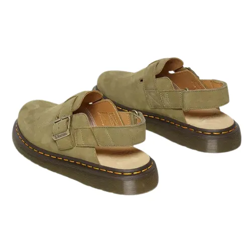 Dr.Martens Backstrap Mules - Jorge 11 - Olive Nubuck