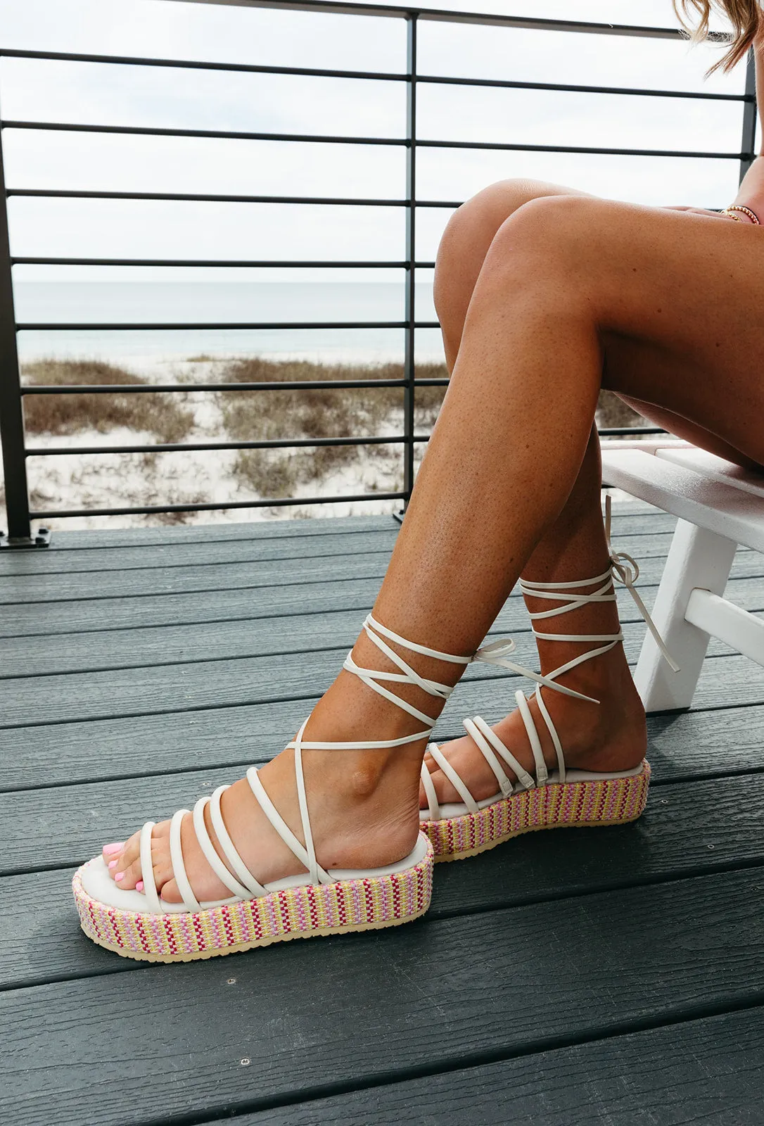 Eli Platform Sandal - Ivory