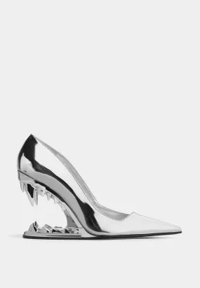 Gcds Morso Mirror Pumps Silver