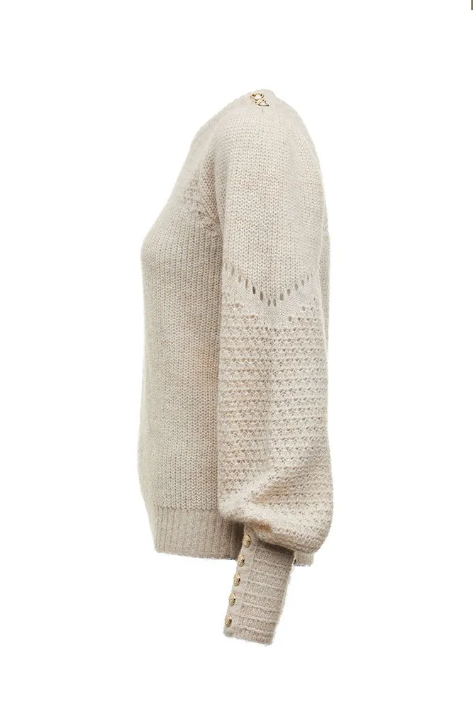 Grace Mohair Knit - Oatmeal