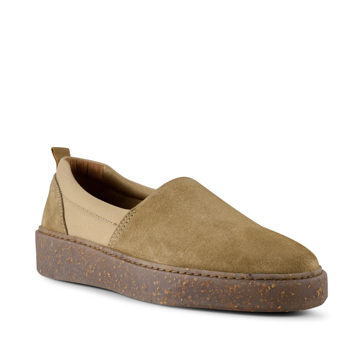 Jesper slip on ruskind - SAND