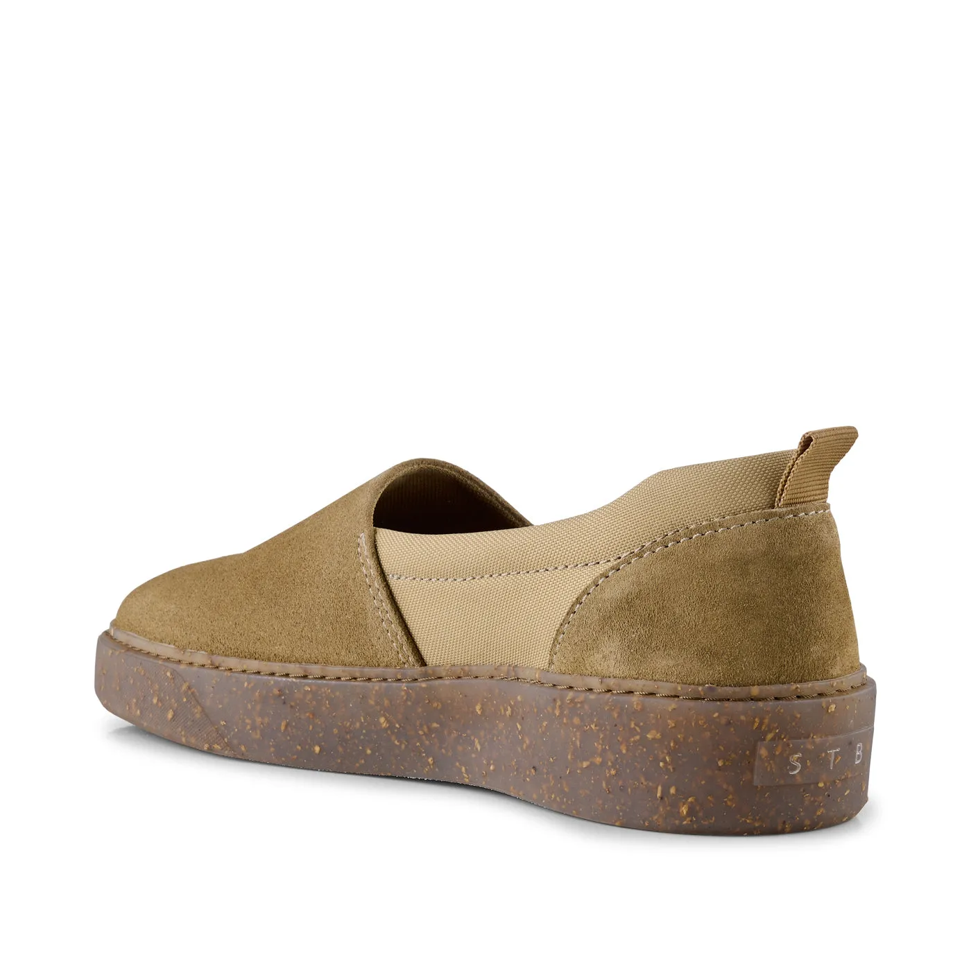 Jesper slip on ruskind - SAND