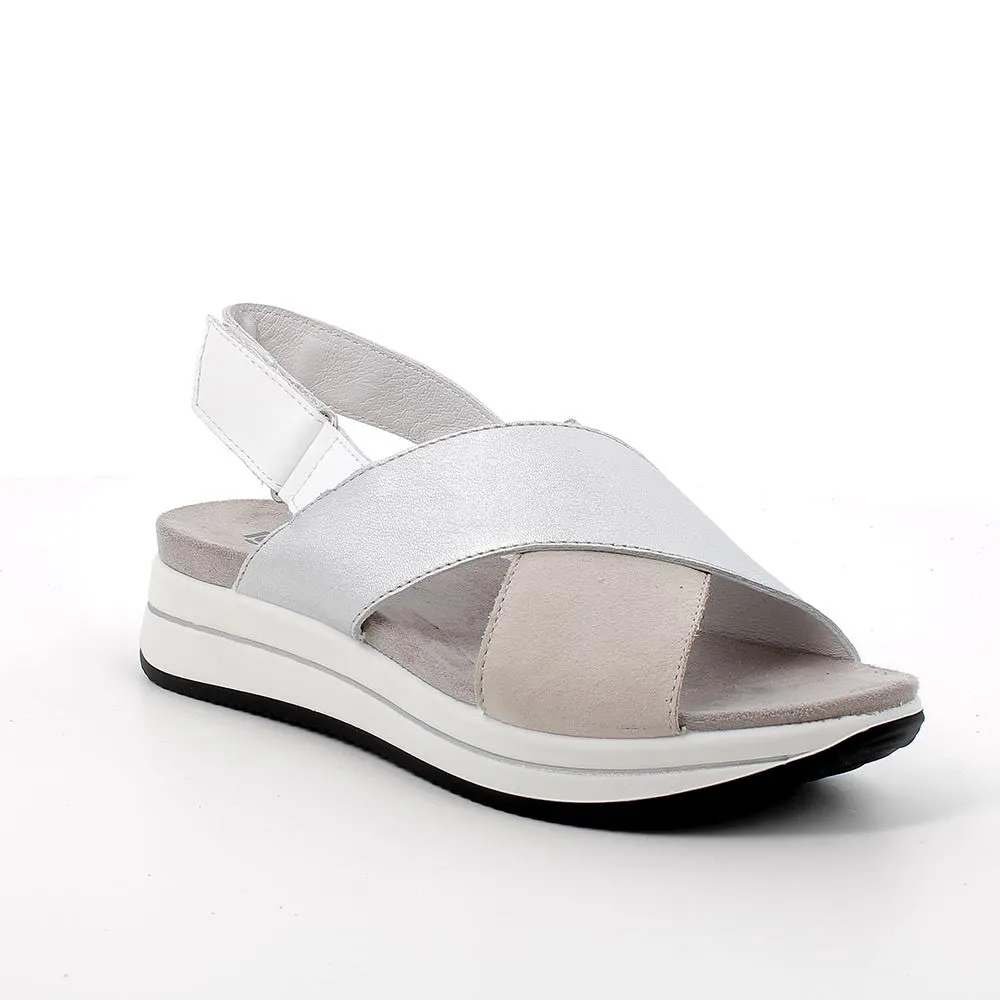 Ladies IGI & Co Sandals Silver/Grey/White 5677511 sale