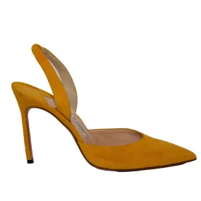 Manolo Blahnik Mustard Yellow Slingbacks