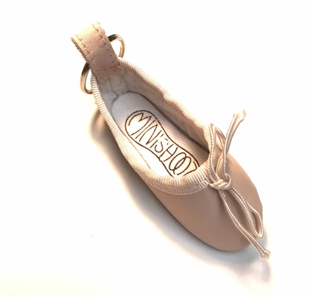 Minishooz Ballet Slipper Keychain