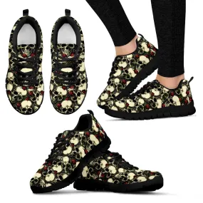 Skulls and roses sneakers