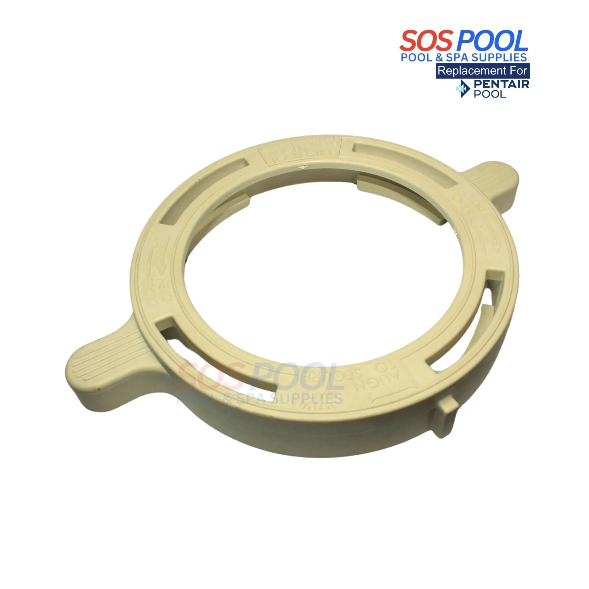 SOSPool Lid Clamp Locking Ring For Pentair Whisperflo and Intelliflo Pumps | Almond | 357199 | PCG357199