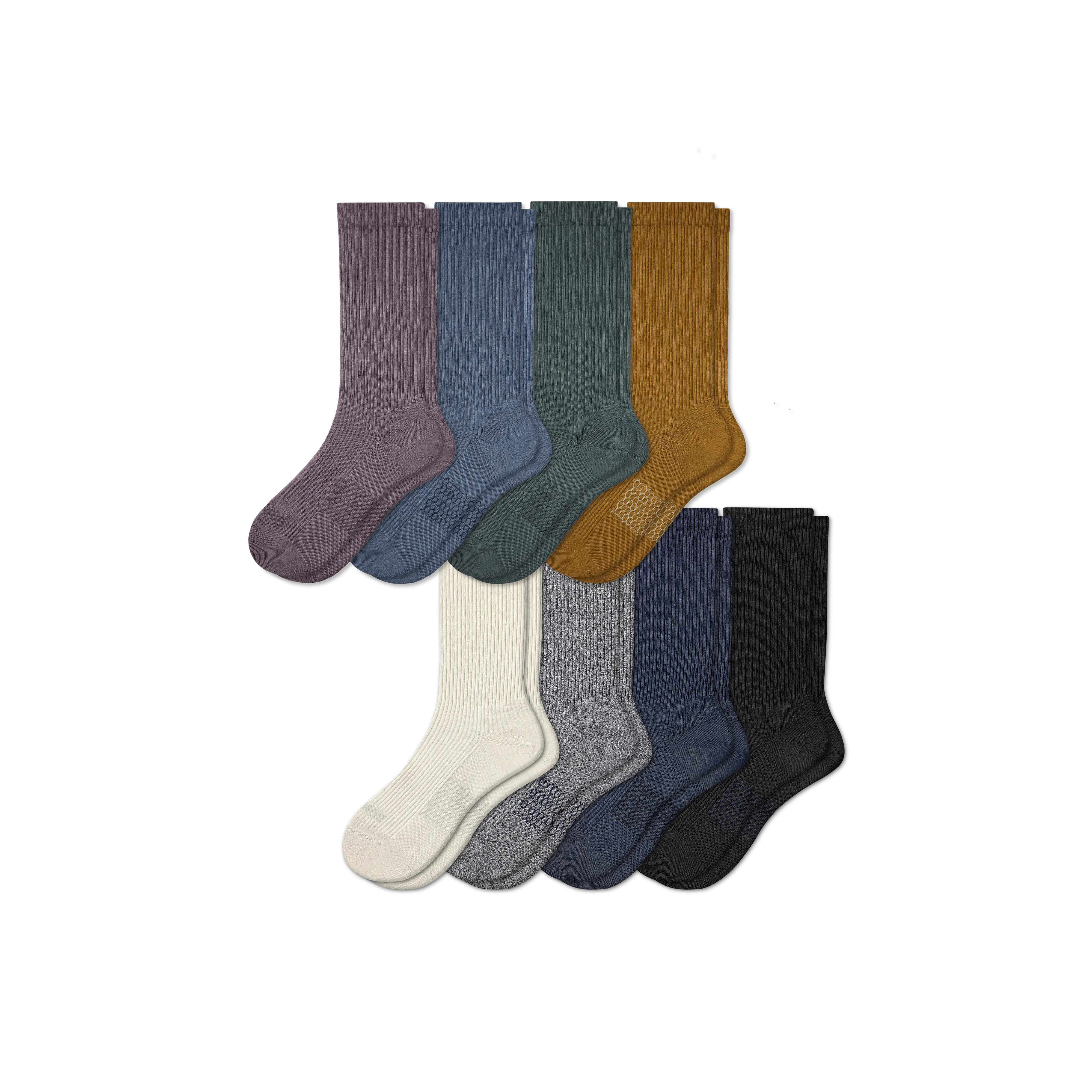 Women's Modern Rib Calf Sock 8-Pack