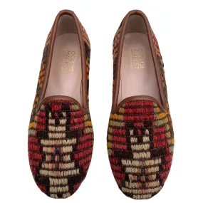 Women's Turkish Kilim Loafers Patterned